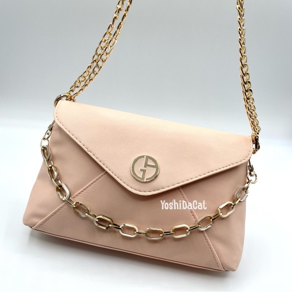 🆕 Giorgio Armani Beauty Line Cosmetic Case to Convertible Crossbody Bag Purse - Picture 8 of 12